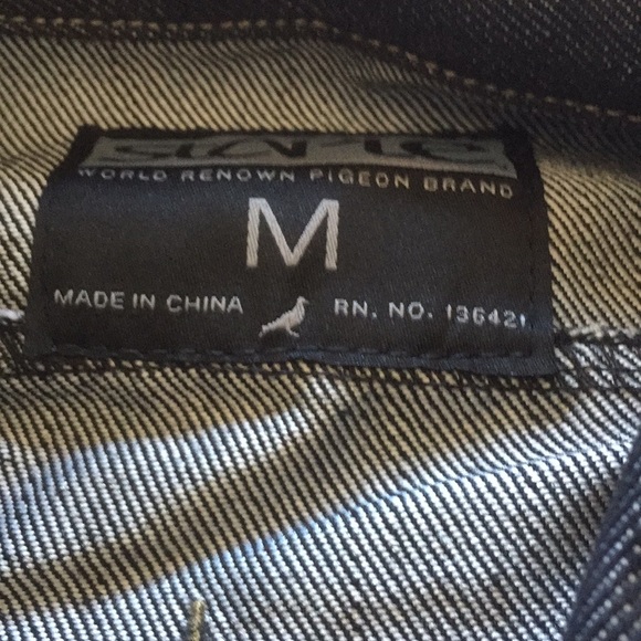 Staple Pigeon Patch Denim Overshirt size M - Picture 4 of 7